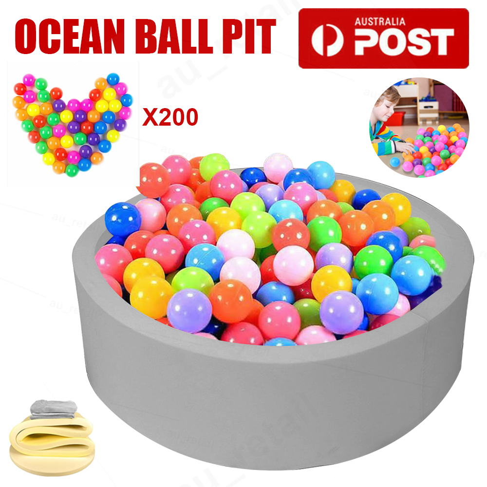 90x30cm Soft Baby Kids Ocean Ball Play Pit with Balls Paddling Foam