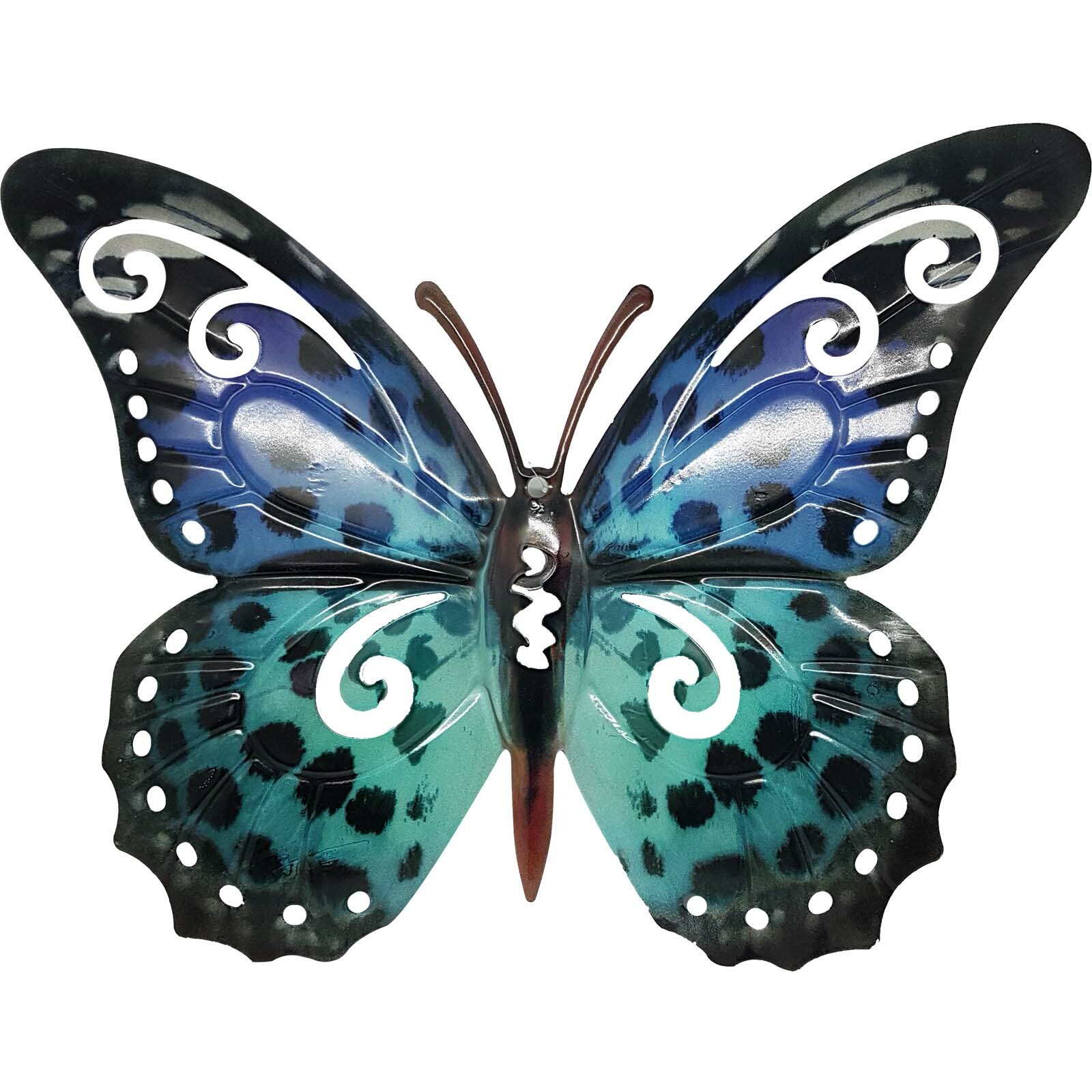 Large Metal Butterfly Garden Wall Art Ornament choice of colours eBay