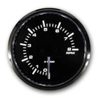 MGS 52mm 2-1/16" Electrical Tachometer For Gasoline 8000 RPM White & Amber LED