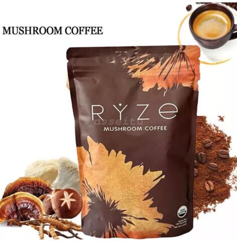 2024 RYZE Mushroom Coffee Organic Coffee 30 Servings In One Pack 180g - No odor - Picture 1 of 2