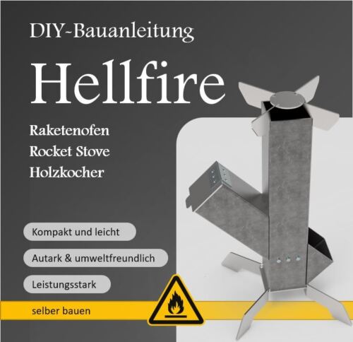 Raketenofen Bausatz "Hellfire", inkl. Anleitung - Bild 1 von 22