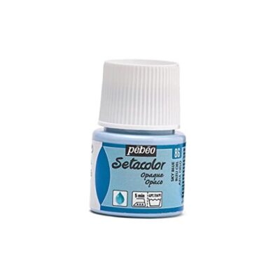  Setacolor Opaque Fabric Paint, 45ml, Sky Blue 