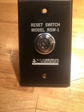 Cerberus Pyrotronics 500-685607-4 Black Fire Protection Reset Switch