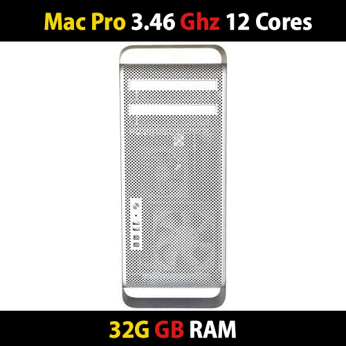 Mac Pro 3.46Ghz 12-Core 32GB RAM 1TB HDD Ati 5770 1GB - Bild 1 von 1