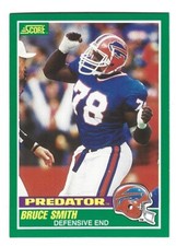 1989 Score Football Bruce Smith Bills #325 NRMT