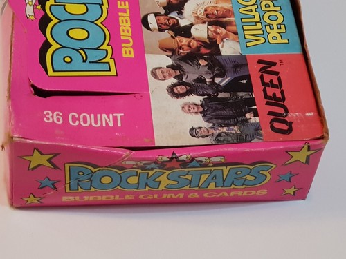 1979 "Rock Stars" Donruss Empty Display Box KISS Gene Paul Ace QUEEN (#97) - Picture 10 of 24
