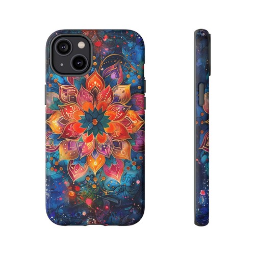 Mandala Flower Watercolor Phone Case for iPhone, Samsung Galaxy, Pixel - 第 77/256 張圖片