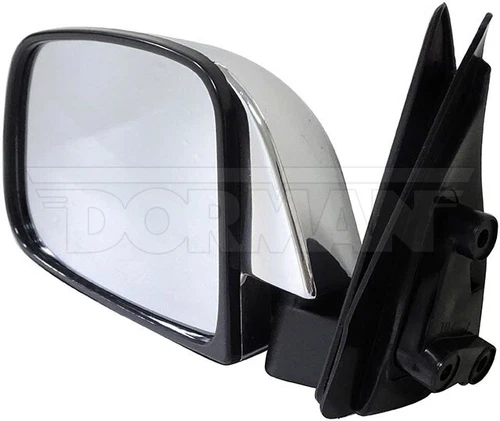 Side View Mirror - Left Manual Window Mount Without Vent Chrome