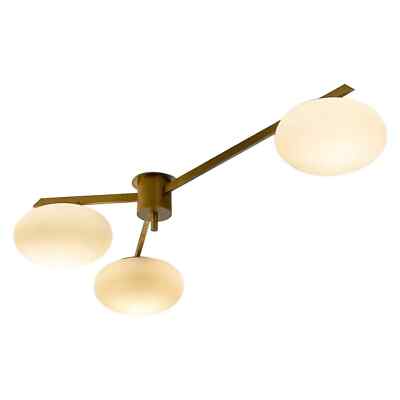 Angelo Lelii 3 Lune Ceiling Light for Arredoluce Mid Century Modern Ceiling Lamp