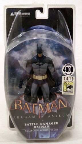 DC Direct Batman Arkham Asylum Battle-Damaged Batman 7" Figure SDCC 2010 Sealed