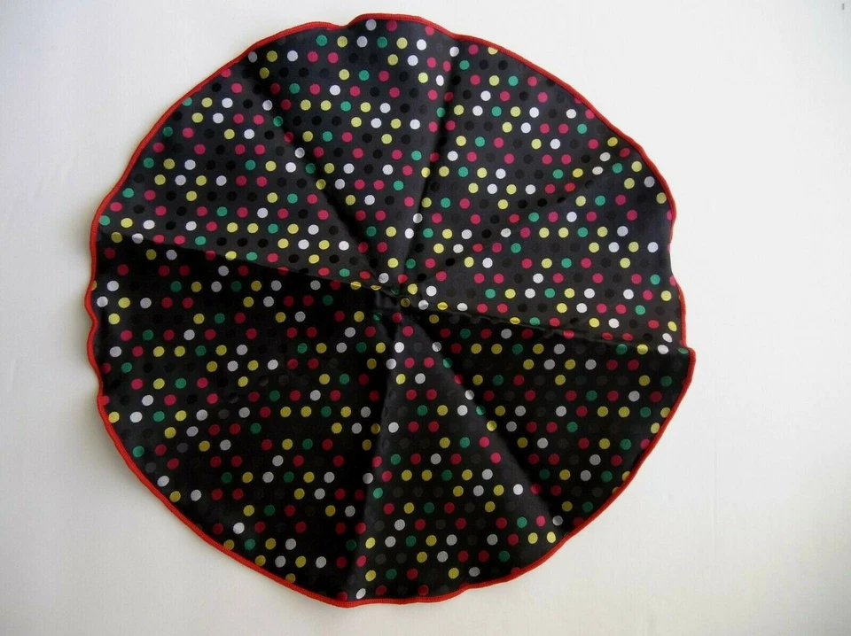 Галстук-бабочка мужской черный в горошек предварительно завязанный галстук-бабочка карман квадратный - Изображение 4 из 4