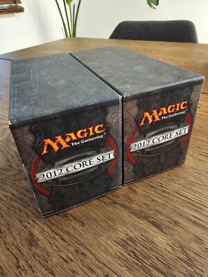 2x EMPTY FAT PACK BOX●500 CARD CAPACITY●2012 CORE SET●MTG●GOOD CONDITION