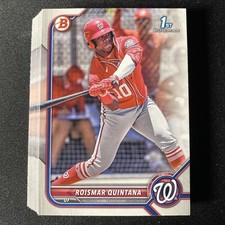 2022 Bowman Roismar Quintana 1st Bowman Lot Paper Lot Of 25