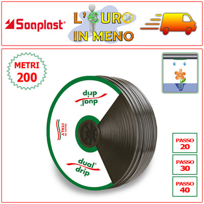 MANICHETTA GOCCIOLANTE PIATTA PER IRRIGAZIONE MTL 200 Passo - Foto 7