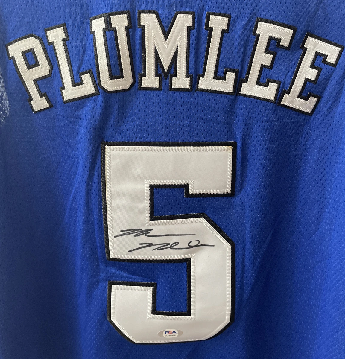 Mason Plumlee Duke Blue Devils Autographed Nike Elite Jersey PSA