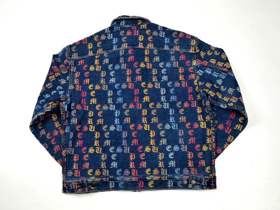 Chaqueta de Trabajo Denim Jacquard Supreme Gradient TALLA-L Nueva Foto 2 de 4
