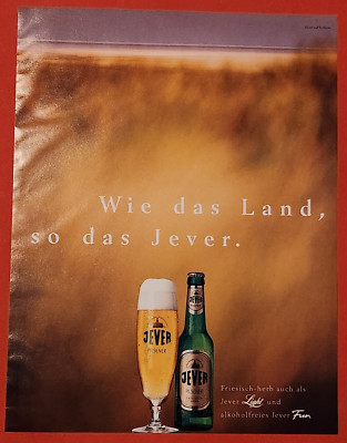 2. Jever Pilsener Pils Bier Werbeanzeige Werbung Reklame 1994