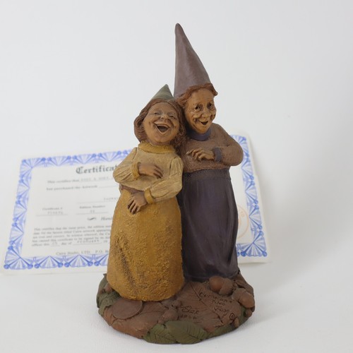 Tom Clark Gnome COMFORT AND JOY 1992 Edition #1 5184 Grandma Gnomes COA Cairn - Picture 2 of 14
