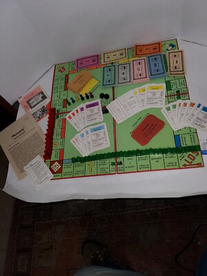 Monopoly Rare German Import 1961 Comp Amazing Condition Wood Pcs Spiele Schmidt