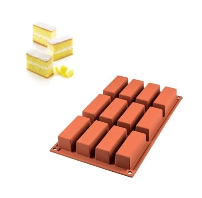 Silikomart Stampo 12 Mini Cake silicone SF026 plum cake torte mousse - Rotex