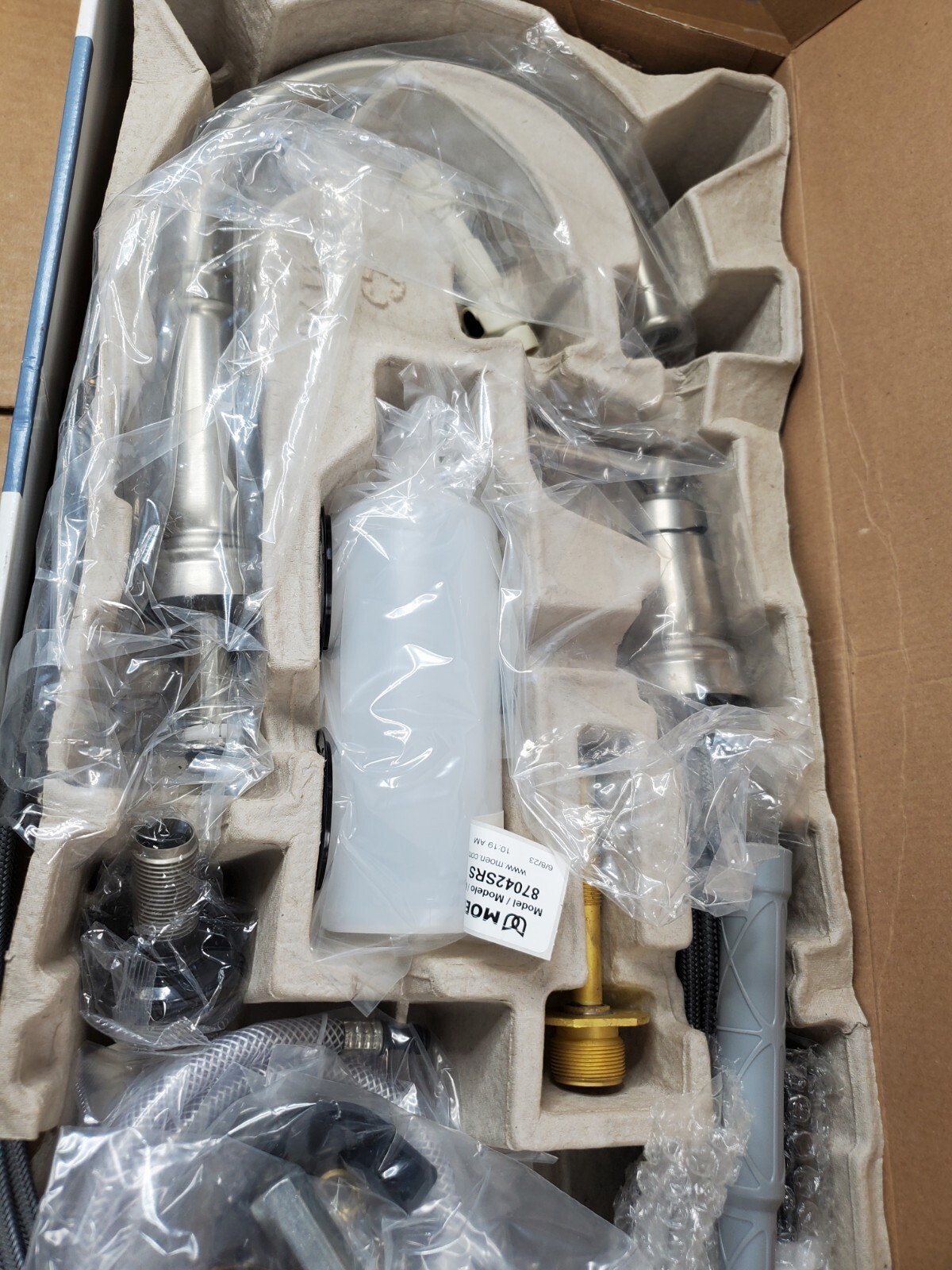 Moen 87042SRS Edison OneHandle High Arc Kitchen Faucet, Spot Resist