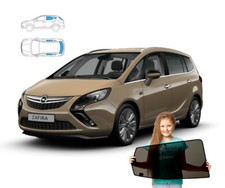Sonnenschutz für Opel Zafira C BJ.12-19 Blenden hinten+Heckscheibe 5-teilig Set