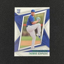 2022 Panini Chronicles Thomas Szapucki Rookies & Stars Green RC #3 /5 Mets