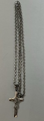 STAINLESS STEEL MEDAL OF CROSS WITH ST. BENEDICT,PROTECTION, FAVORS, EXORCISMS
