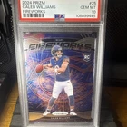 2024 Panini Prizm Fireworks #25 Caleb Williams PSA 10 Gem Mint 🔥 RC!!