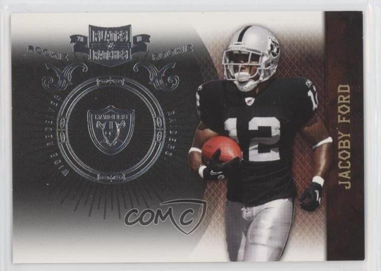 2010 Panini Plates & Patches Infinity Silver /100 Jacoby Ford #141 Rookie RC 0q3
