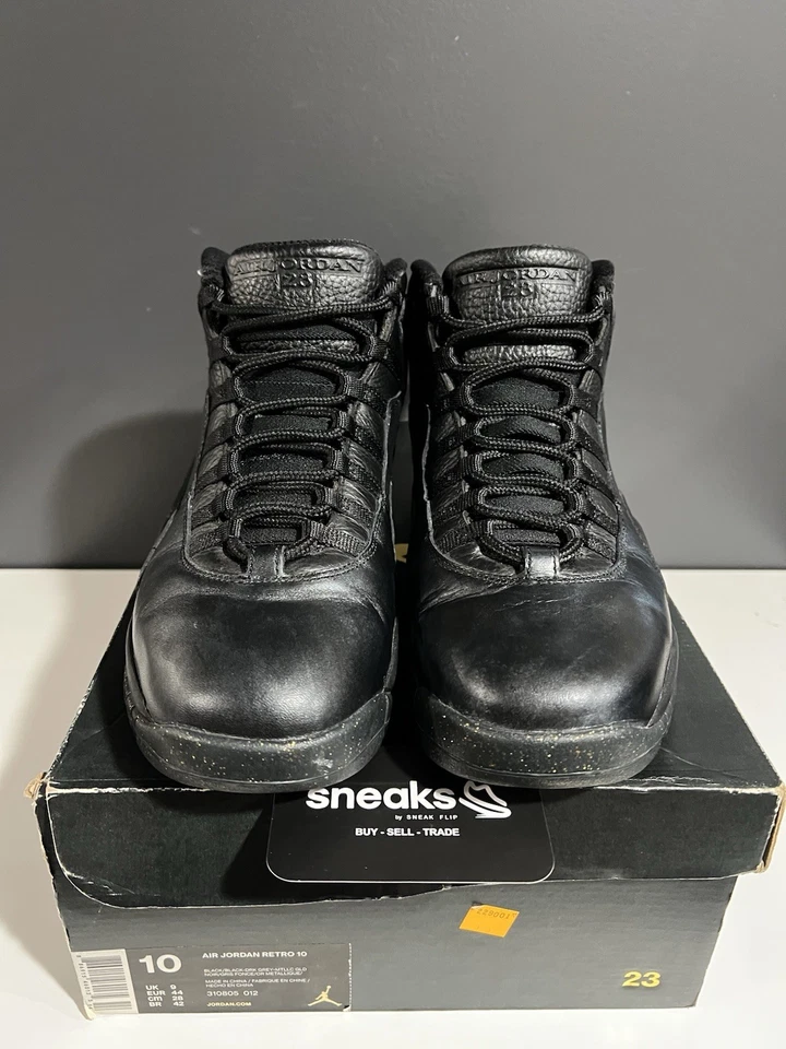 USADO Air Jordan 10 Retro NYC 310805-012 TALLA 10M OG TODO AG25-44 Foto 2 de 4