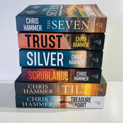 CHRIS HAMMER x 6 - Scrublands, Seven, Trust, Silver, Tilt, Treasure & Dirt