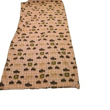 Handmade John Deere Quilt/Blanket/Throw Green Tractor 67x35 1/2 Double Sided