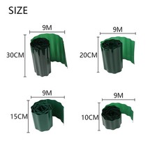 9M Fence Landscape Garden Lawn Edging Border Flexible Plant Grass Barriers Patio