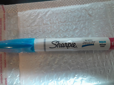 Blue Sharpie Color  Broad Point Paint Marker 
