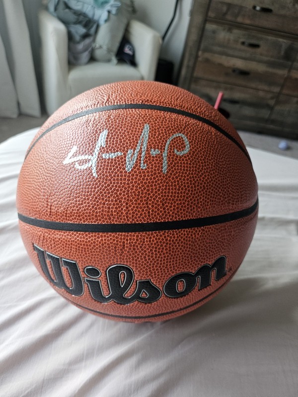 Shawn Kemp Signed Wilson NBA Basketball Seattle SuperSonics Beckett BAS COA