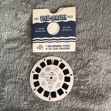 Vintage View Master Slide Picture Reel Kentucky Race Horses Bluegrass Country