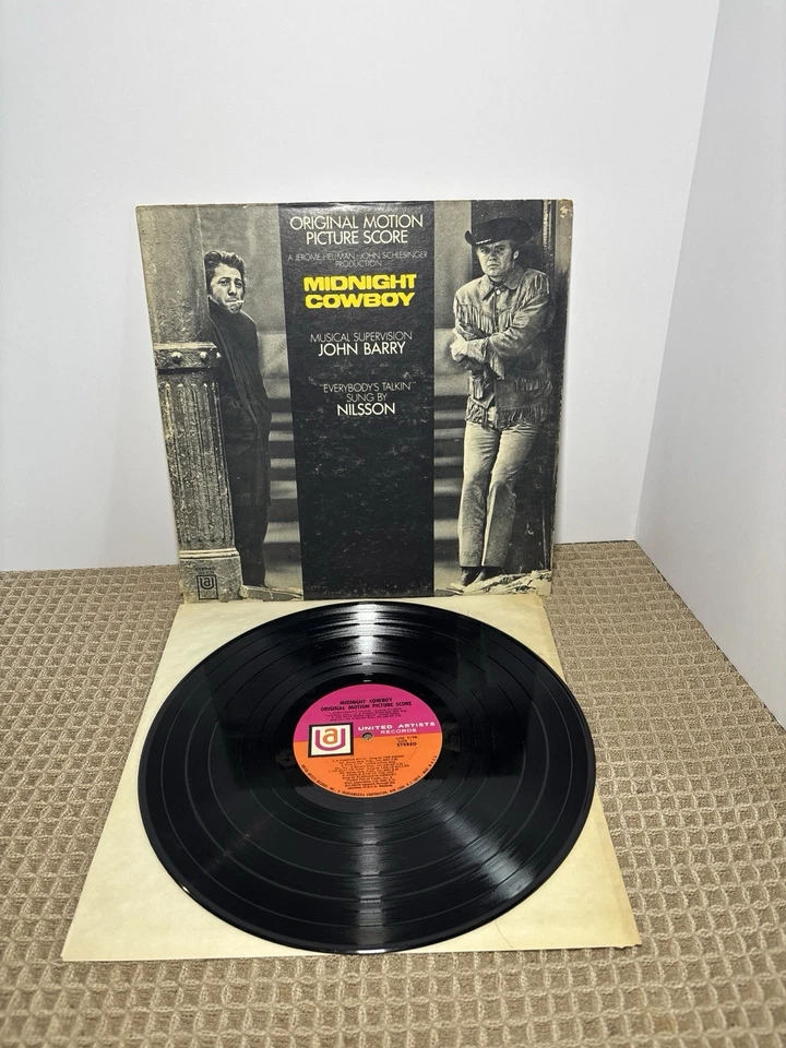 'MIDNIGHT COWBOY' ORIGINAL SOUNDTRACK 1969 LP JOHN BARRY & NILSSON UAS 5198 Foto 3 de 4
