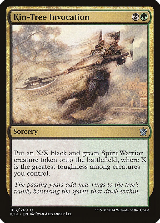 Kin-Tree Invocation (183) Khans of Tarkir KTK MTG Magic