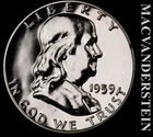 1959 Silver Franklin Half Dollar - Choice Gem Proof  Lustrous  #L3947