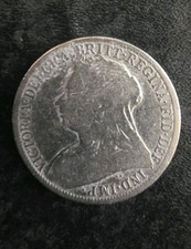 GB Florin 1899 Queen Victoria 