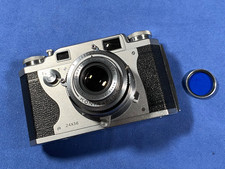 Konica II Film Camera with 50mm f2.8 Hexanon Lens