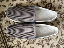 Rieker Ladies Grey Slip On Shoes Size 5 Good Condition Used