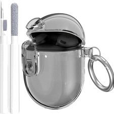 Clear TPU Clip Lock Case for Google Pixel Bud Pro  Buds Pros 2 with Cleaner Kit