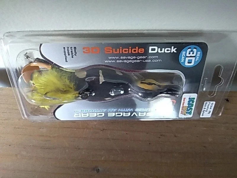 Savage Gear 3D Suicide Duck: Topwater/Wakebait/Buzzbait/Plopper D-110-WD - Image 3 of 3