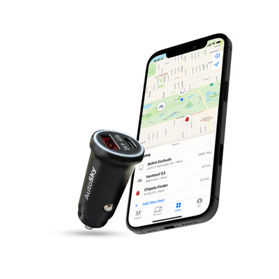 Autosky Car Charger With GPS Tracker Compatible Apple '' Weeks Ist ?'' IPHONE
