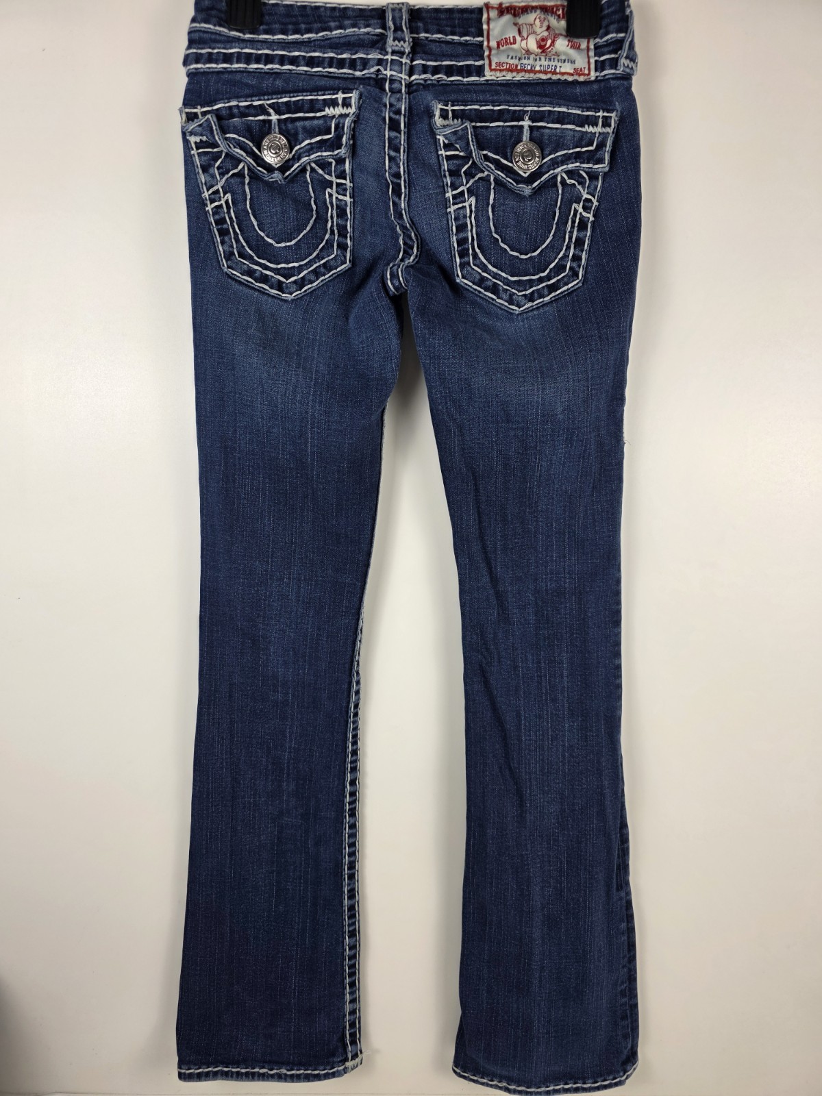 True Religion Womens Becky Super T Denim Jeans Sz. 27×32 thumbnail 2
