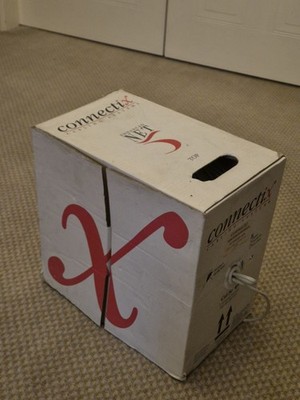 Connectix Cat 5e UTP grau PVC Indoor Ethernet Kabel 263m