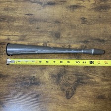 Vintage antico vintage metallo festa corno rumoroso latta zincata carnevale giocattolo 14"