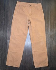 Dickies Men's 32x32 Heavy Canvas Carpenter Logo Work Pants Relaxed Fit
